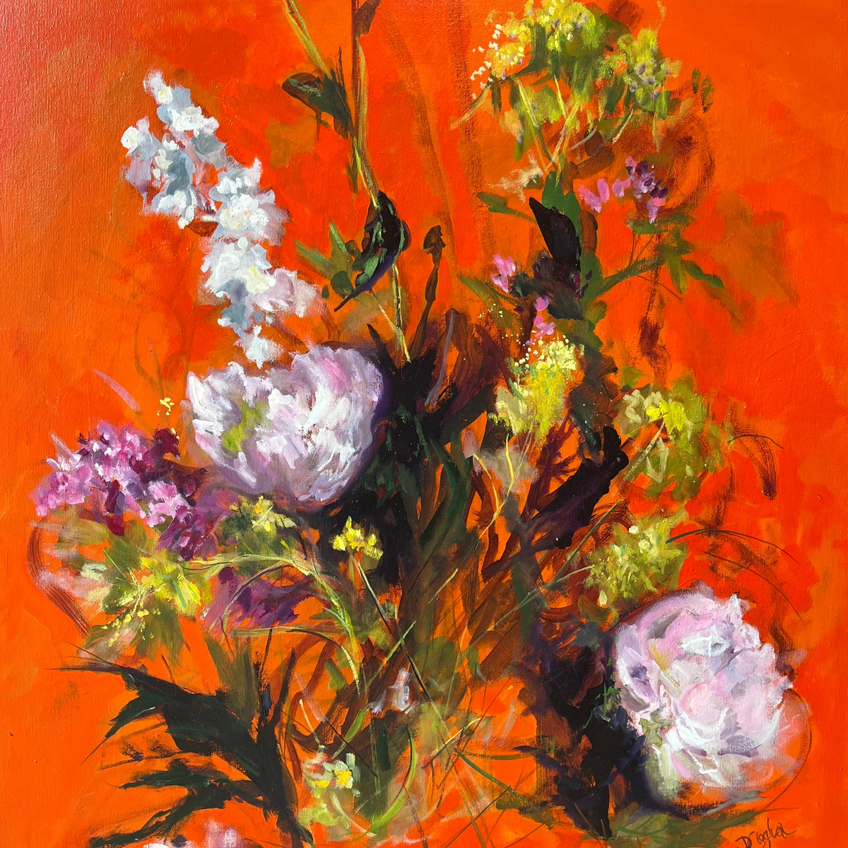 Orange Rhapsody Print